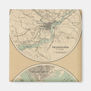 Philadelphia and Boston Magnet