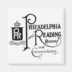 Philadelphia and Reading Railroad Logo Magnet