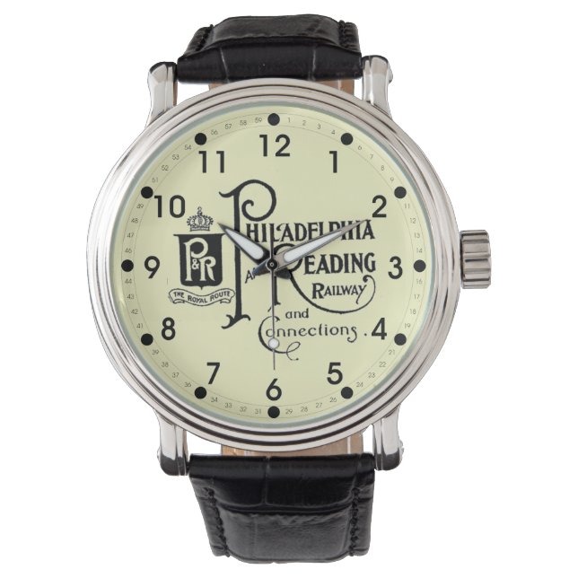 Philadelphia and Reading Railroad Logo Watch (Front)