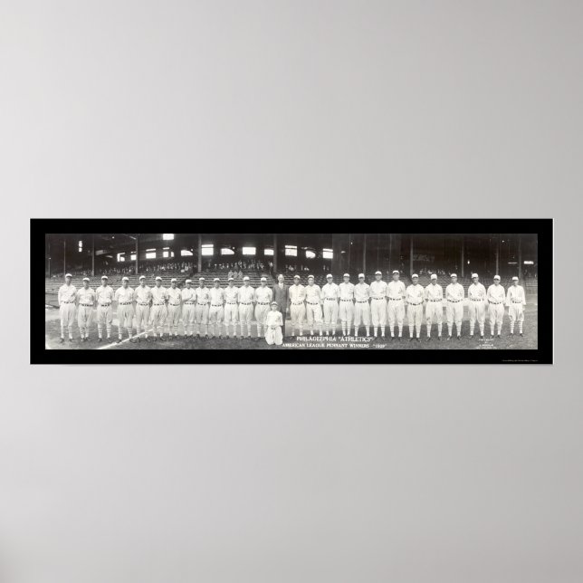 Philadelphia Athletics Photo 1929 Poster (Front)