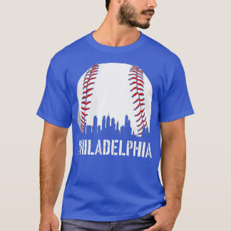 Philadelphia Baseball Philly Downtown Skyline Shir T-Shirt