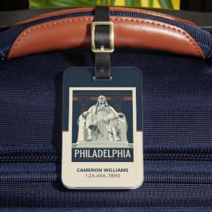 Philadelphia   Benjamin Franklin Institute Luggage Tag