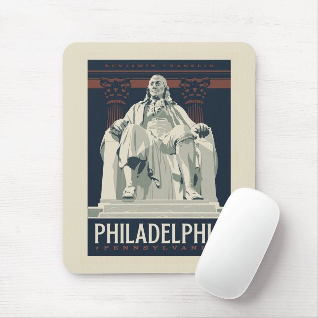 Philadelphia | Benjamin Franklin Institute Mouse Mat (With Mouse)