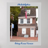 Philadelphia Betsy Ross House Poster