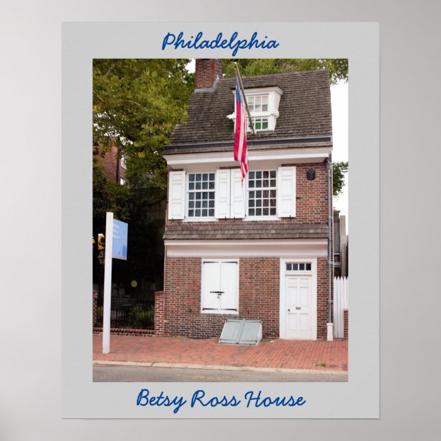 Philadelphia Betsy Ross House Poster (Front)