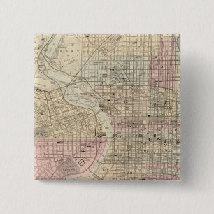 Philadelphia, Camden 2 15 Cm Square Badge