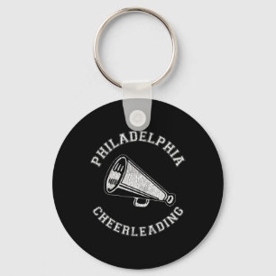 Philadelphia Cheer Distressed Retro 90's Cheerlead Key Ring