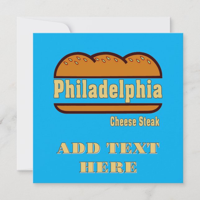 Philadelphia Cheese Steak (Front)