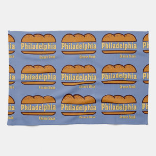 Philadelphia Cheese Steak design Tea Towel