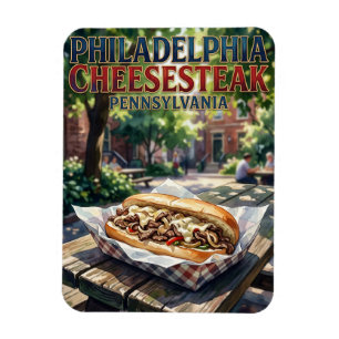 Philadelphia Cheesesteak Pennsylvania Magnet