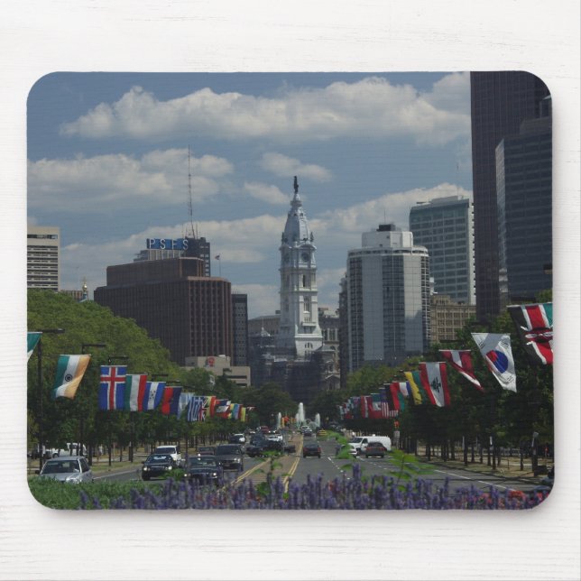 Philadelphia City Hall Mouse Mat (Front)