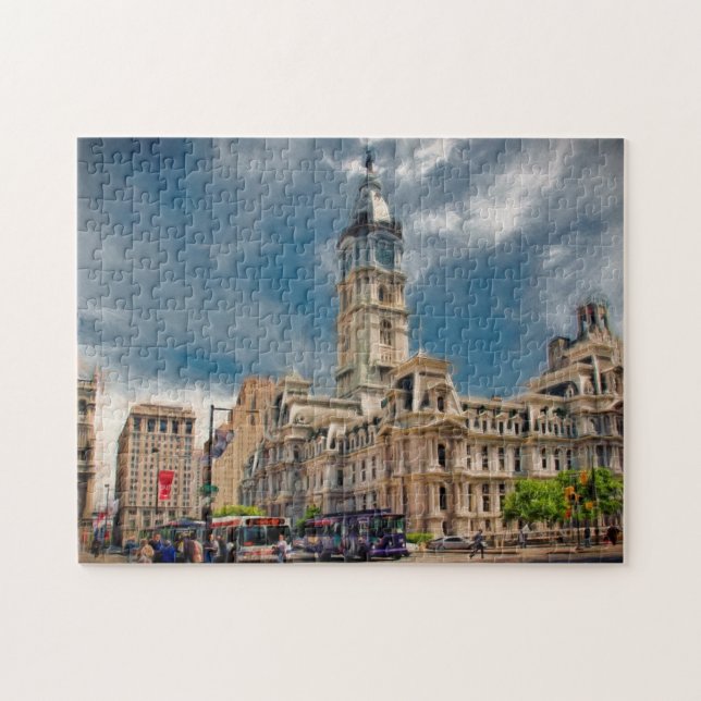 Philadelphia City Hall Photo Puzzle (Horizontal)