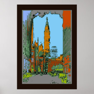 Philadelphia City Hall Poster