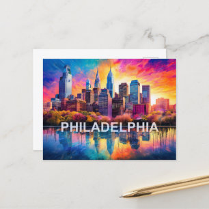Philadelphia City Of Brotherly Love Postcard