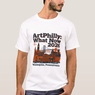Philadelphia City Skyline Silhouette Theme 2026 T-Shirt
