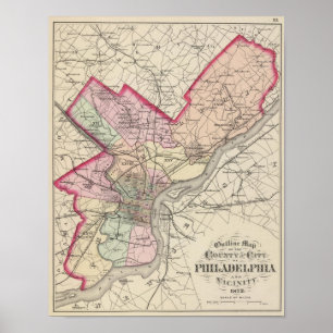Philadelphia County, City Poster