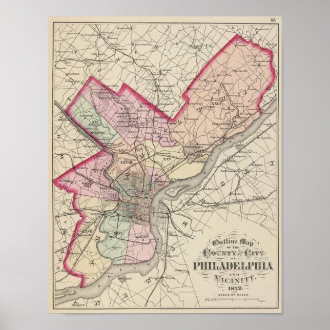 Philadelphia County, City Poster (Front)
