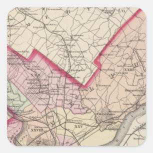 Philadelphia County, City Square Sticker