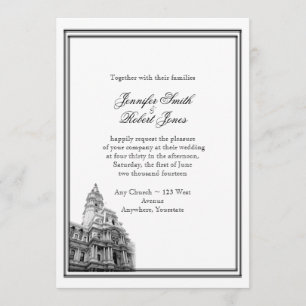Philadelphia Destination Wedding Invitation