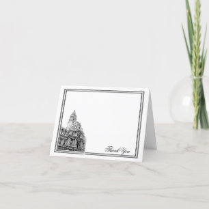 Philadelphia Destination Wedding Thank You Card