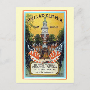 Philadelphia Exposition 1926 Vintage Postcard