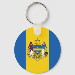 Philadelphia Flag Key Ring