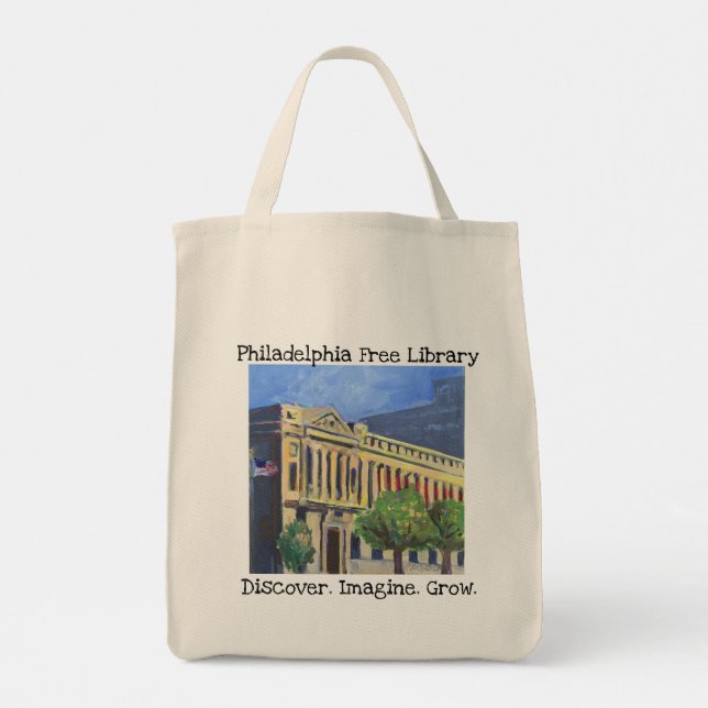 Philadelphia Free Library “Grow” Tote Bag (Back)