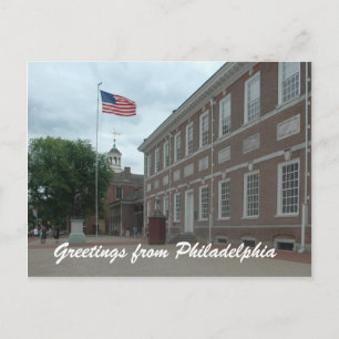 Philadelphia Independence Hall Postcard