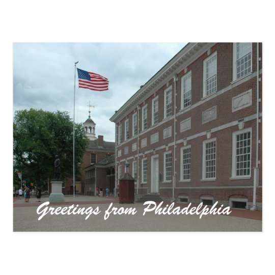 Philadelphia Independence Hall Postcard