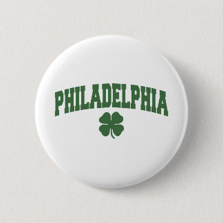 Philadelphia (Irish Shamrock) 6 Cm Round Badge