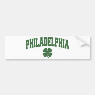 Philadelphia (Irish Shamrock) Bumper Sticker