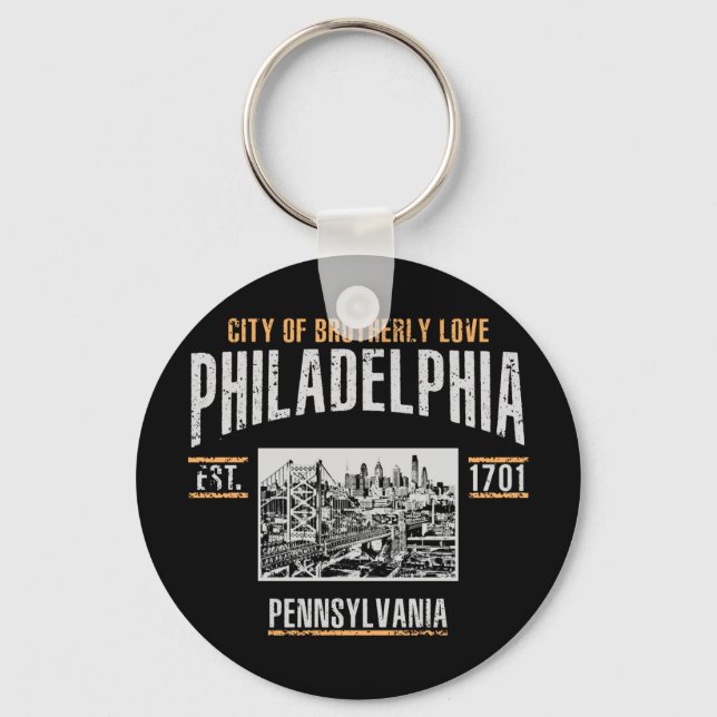 Philadelphia Key Ring (Front)