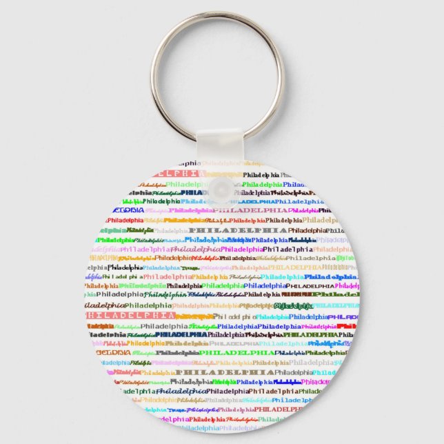 Philadelphia Keychain (Front)