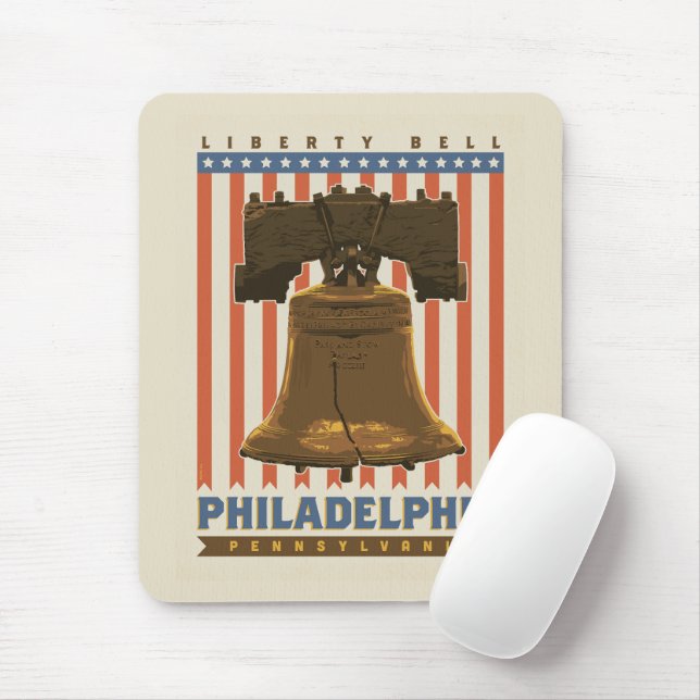 Philadelphia | Liberty Bell Mouse Mat (With Mouse)
