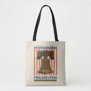 Philadelphia   Liberty Bell Tote Bag
