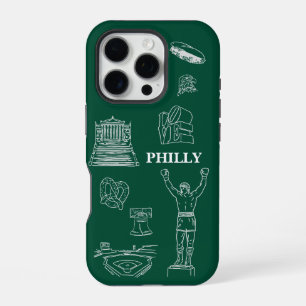 Philadelphia lover iPhone 16 pro case