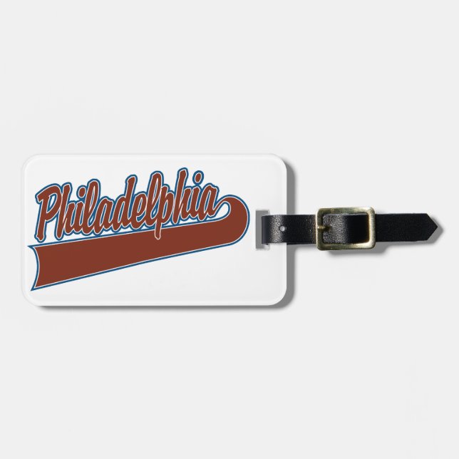 Philadelphia Luggage Tag (Front Horizontal)