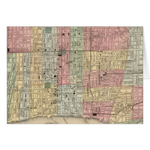 Philadelphia Map by Mitchell