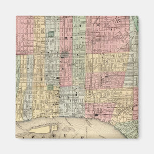 Philadelphia Map by Mitchell Magnet