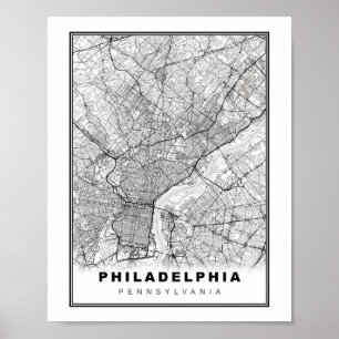 Philadelphia Map Poster