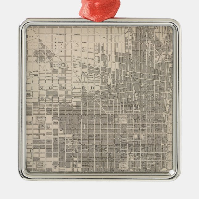 Philadelphia Metal Tree Decoration (Front)