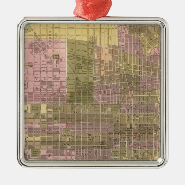 Philadelphia Metal Tree Decoration (Front)