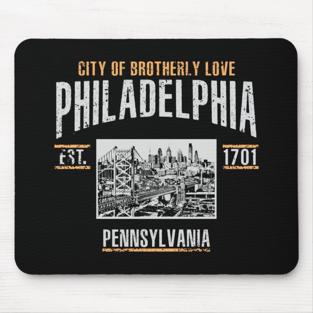 Philadelphia Mouse Mat (Front)