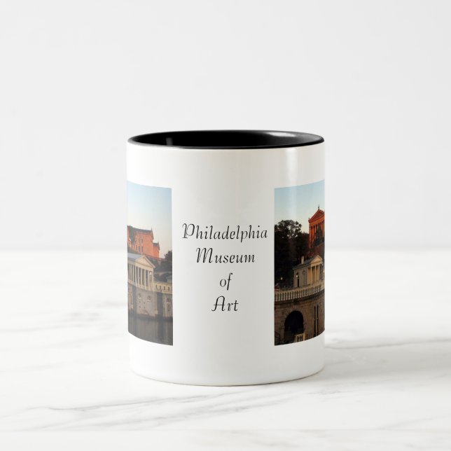 Philadelphia Museum of Art Two-Tone Coffee Mug (Center)