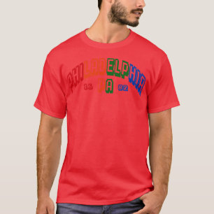Philadelphia Old School 8 Bit Spectrum Colour Clas T-Shirt