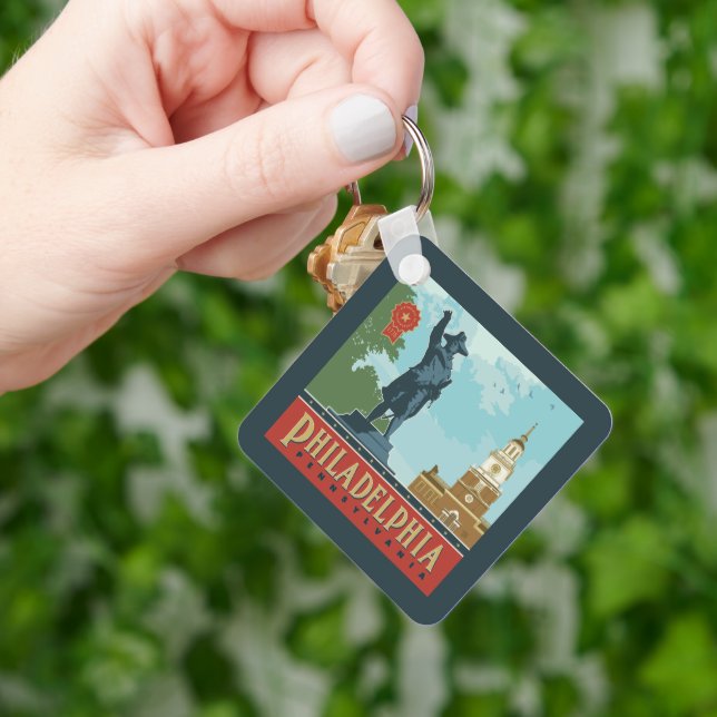 Philadelphia, PA | Independence Hall Key Ring (Hand)