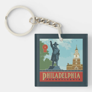 Philadelphia, PA   Independence Hall Key Ring