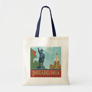 Philadelphia, PA Independence Hall Tote Bag