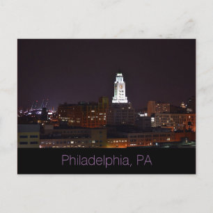 Philadelphia, PA  Post Card-Full Moon Postcard