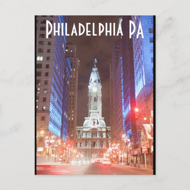 Philadelphia PA Postcard (Front)